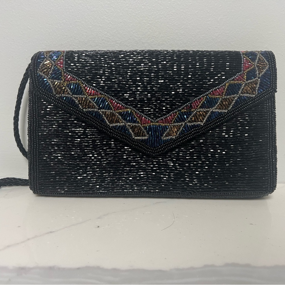 Vintage Marshall Fields Beaded Clutch